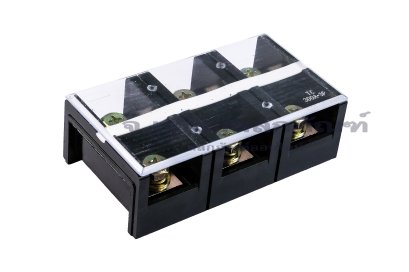 [E] บล็อกต่อสายไฟ แบบขันสกรู ทองแดงชุบดีบุก 300A TC-3003